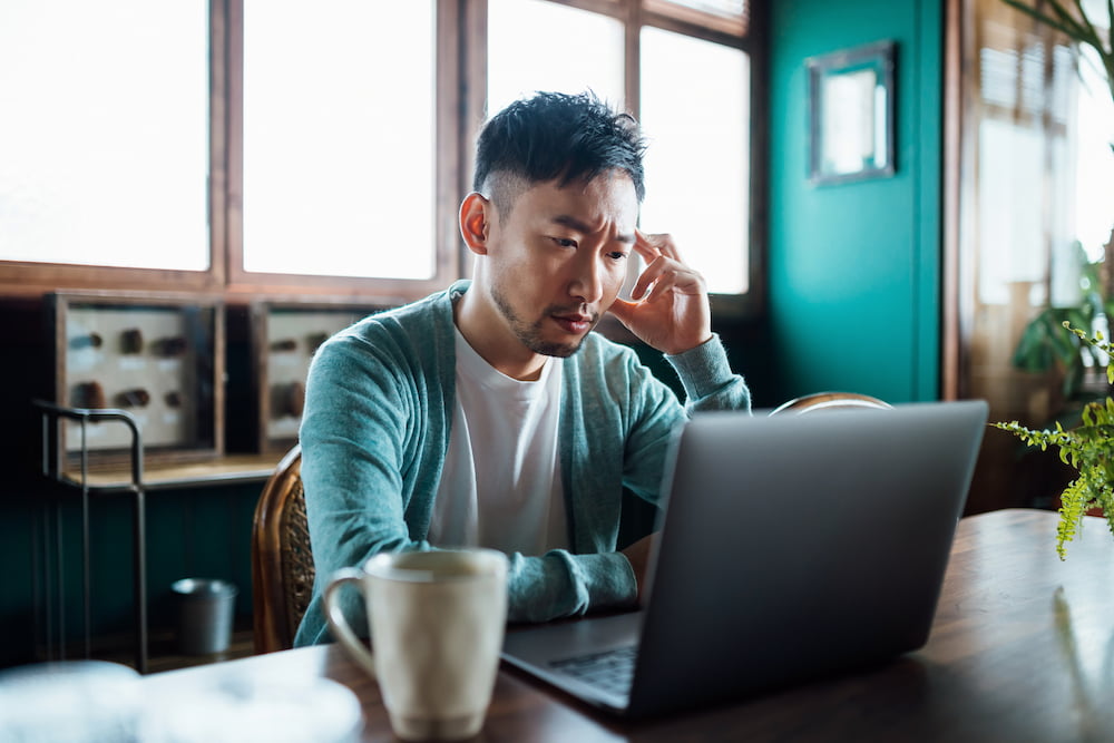 Man on laptop
